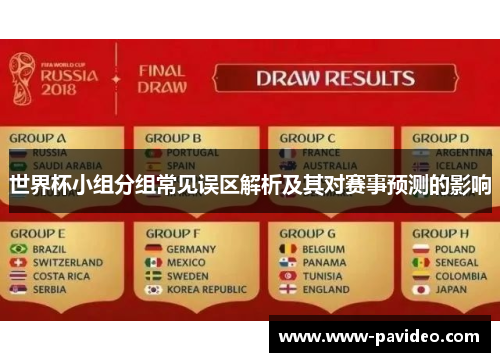 世界杯小组分组常见误区解析及其对赛事预测的影响