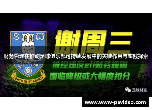 财务管理在推动足球俱乐部可持续发展中的关键作用与实践探索